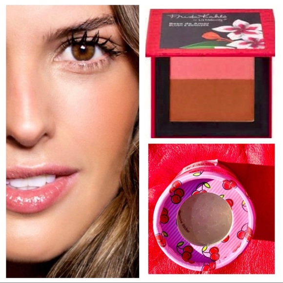 NIB ULTA 2Pc “Frida Kahlo Blush & Bronzer” & Jasmine LeBelle Body Shimmer - Picture 6 of 16